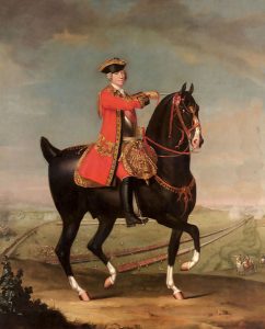 General Sir John Ligonier commander of the British and German contingents at the Battle of Rocoux on Battle of Rocoux 30th September 1746 in the War of the Austrian Succession