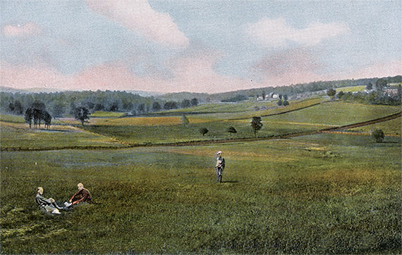 Great Meadows and the site of Fort Necessity at a later date