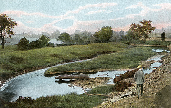 The Ford on Great Sewickley Creek, that the army crossed on 4th July 1755, in later days