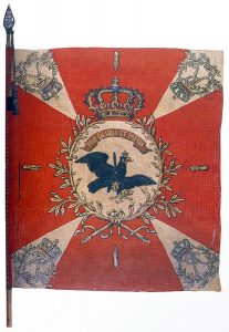 The Colours of Prussian Infantry Regiment Number 17 Manteuffel 