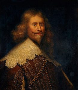 Alexander Leslie, the Earl of Leven, commanding the Scottish Covenanter army at the Battle of Marston Moor on 2nd July 1644 in the English Civil War