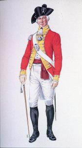 British officer: Battle of Yorktown 28th September to 19th October 1781 in the American Revolutionary War