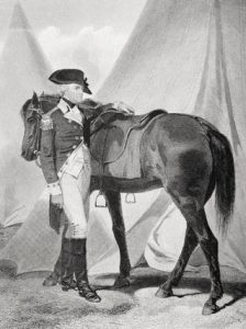 General 'Mad Anthony' Wayne, American commander at the Battle of Paoli on 20th/21st September 1777 in the American Revolutionary War: picture by Alonzo Chapell: click here to buy this picture