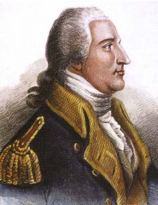Major-General Benedict Arnold: Battle of Freeman's Farm on 19th September 1777 in the American Revolutionary War: click here to buy a picture of Benedict Arnold