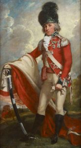 British Light Dragoon officer: Battle of White Plains on 28th October 1776 in the American Revolutionary War