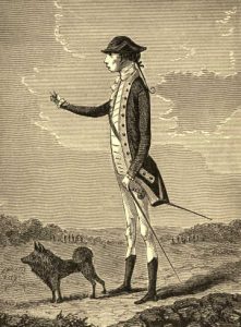 Charles Lee as a young British officer in the French and Indian War: Battle of Monmouth on 28th June 1778 in the American Revolutionary War