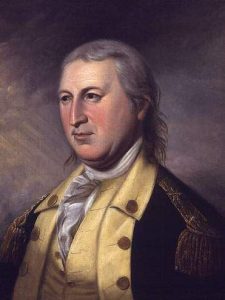 Major-General Horatio Gates: Battle of Saratoga on 17th October 1777 in the American Revolutionary War: click here to buy this picture