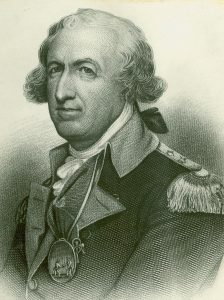 Major-General Horatio Gates: Battle of Freeman's Farm on 19th September 1777 in the American Revolutionary War: click here to buy a picture of Horatio Gates