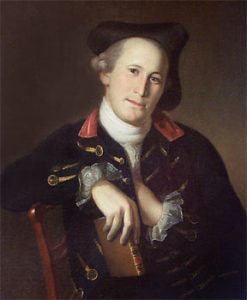 Mordecai Gist, officer in the American Continental Army at the Battle of Camden on 16th August 1780 in the American Revolutionary War