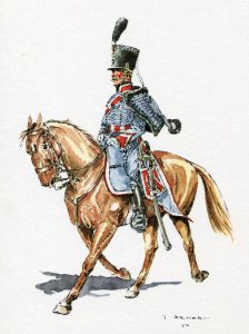 Dutch Hussar: Battle of Waterloo on 18th June 1815