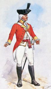 Sergeant Major in the Soldier Artificer Company: the Great Siege of Gibraltar from 1779 to 1783 during the American Revolutionary War: picture by Richard Simkin