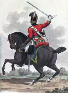 3rd King's Own Dragoons: Battle of Salamanca on 22nd July 1812 during the Peninsular War: picture by Charles Hamilton Smith