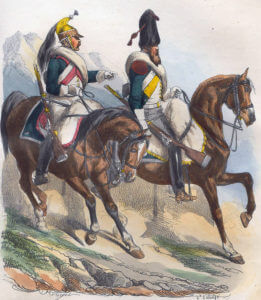 French Dragoons: Battle of Corunna on 16th January 1809 in the Peninsular War