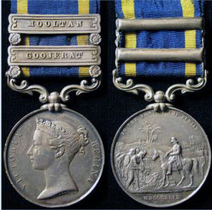Punjab Campaign, 1848-9 Medal: Battle of Goojerat on 21st February 1849 during the Second Sikh War