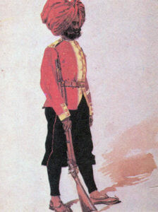 Sepoy of the 14th Sikhs: Battle of Ali Masjid on 21st November 1878 in the Second Afghan War