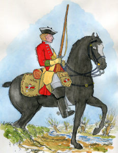 13th Dragoons: Battle of Prestonpans on 21st September 1745 in the Jacobite Rebellion