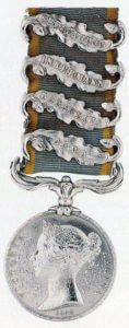 Crimean War Medal 1854 to 1856 with clasps for the Alma, Balaclava, Inkerman and Sevastopol