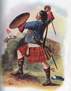 Highlander: Battle of Culloden 16th April 1746 in the Jacobite Rebellion