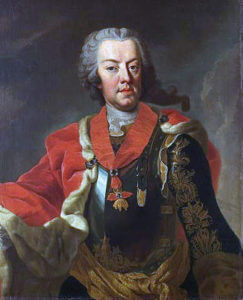 Prince Charles of Lorraine, commander of the Austrian/Saxon army at the Battle of Hohenfriedberg 4th June 1745 in the Second Silesian War