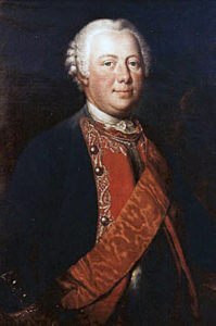 General Karl von Winterfeld, Prussian commander killed at the Battle of Prague 6th May 1757 in the Seven Years War