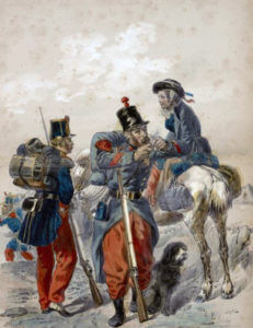 French troops: Battle of Inkerman on 5th November 1854 in the Crimean War