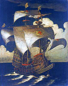 Portuguese galleon: Spanish Armada June to September 1588