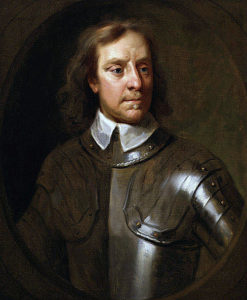 Olive Cromwell, whose charge was decisive at the Battle of Marston Moor on 2nd July 1644 in the English Civil War 