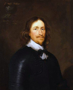 Sir William Waller, commander of the Parliamentary army at the Battle of Cheriton on 29th March 1644 in the English Civil War