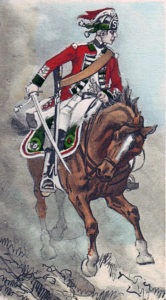 15th Light Dragoon at the Battle of Emsdorf on 14th July 1760 in the Seven Years War