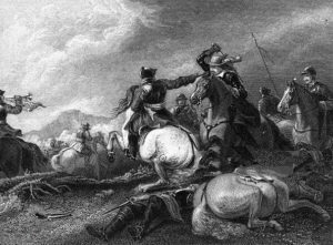 Battle of Marston Moor on 2nd July 1644 in the English Civil War