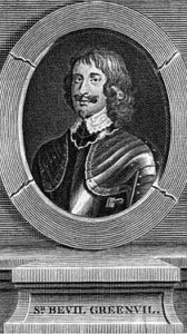 Sir Bevil Grenville, Royalist commander of an attacking columns at the Battle of Stratton on 16th May 1643 during the English Civil War