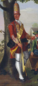 Grenadier of 20th Foot: Battle of Minden on 1st August 1759 in the Seven Years War: David Morier