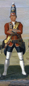 Grenadier of 23rd Royal Welch Fusiliers: Battle of Minden on 1st August 1759 in the Seven Years War: David Morier