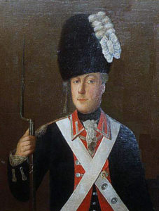 Officer of the Grenadiers de France: Battle of Wilhelmstahl on 24th June 1762 in the Seven Years War