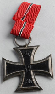 German Naval Iron Cross awarded for conduct at the Battle of Jutland on 31st May 1916