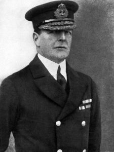 Vice-Admiral Sir David Beatty commanding the British Battle Cruiser Fleet at the Battle of Jutland 31st May 1916