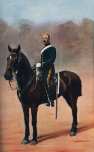 18th Hussar trooper in 1899: Battle of Talana Hill on 20th October 1899 in the Boer War