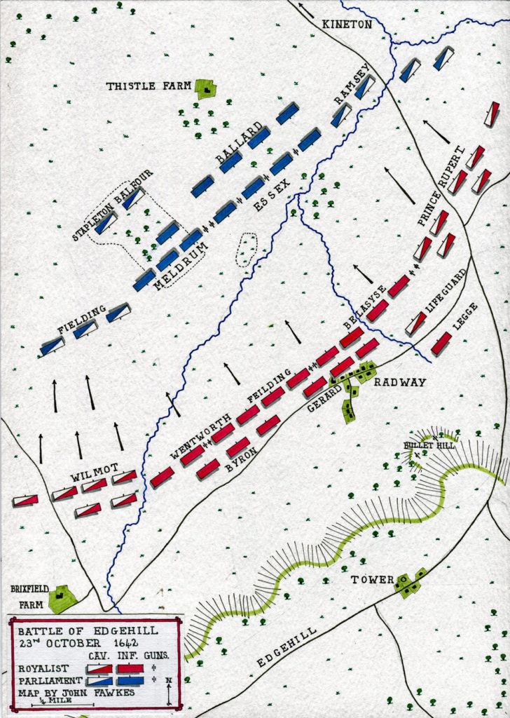 English Civil War Battle Of Edgehill 