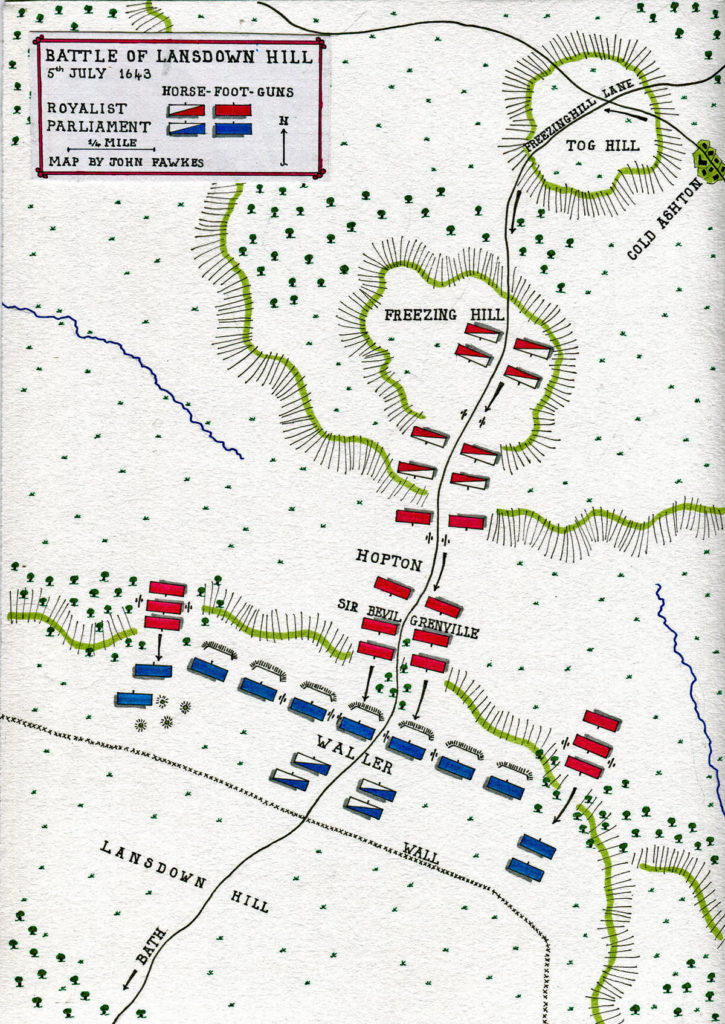 Battle of Lansdown Hill 5th July 1643