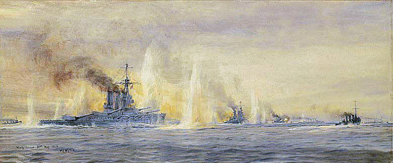 Battle of Jutland Part III: Clash between British and German Battle ...